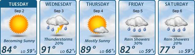 5-Day Forecast